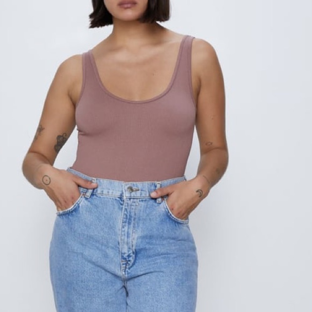 Zara Tan Nude Body Suit